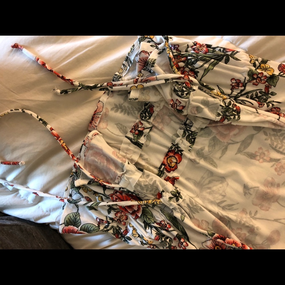 Floral crop top